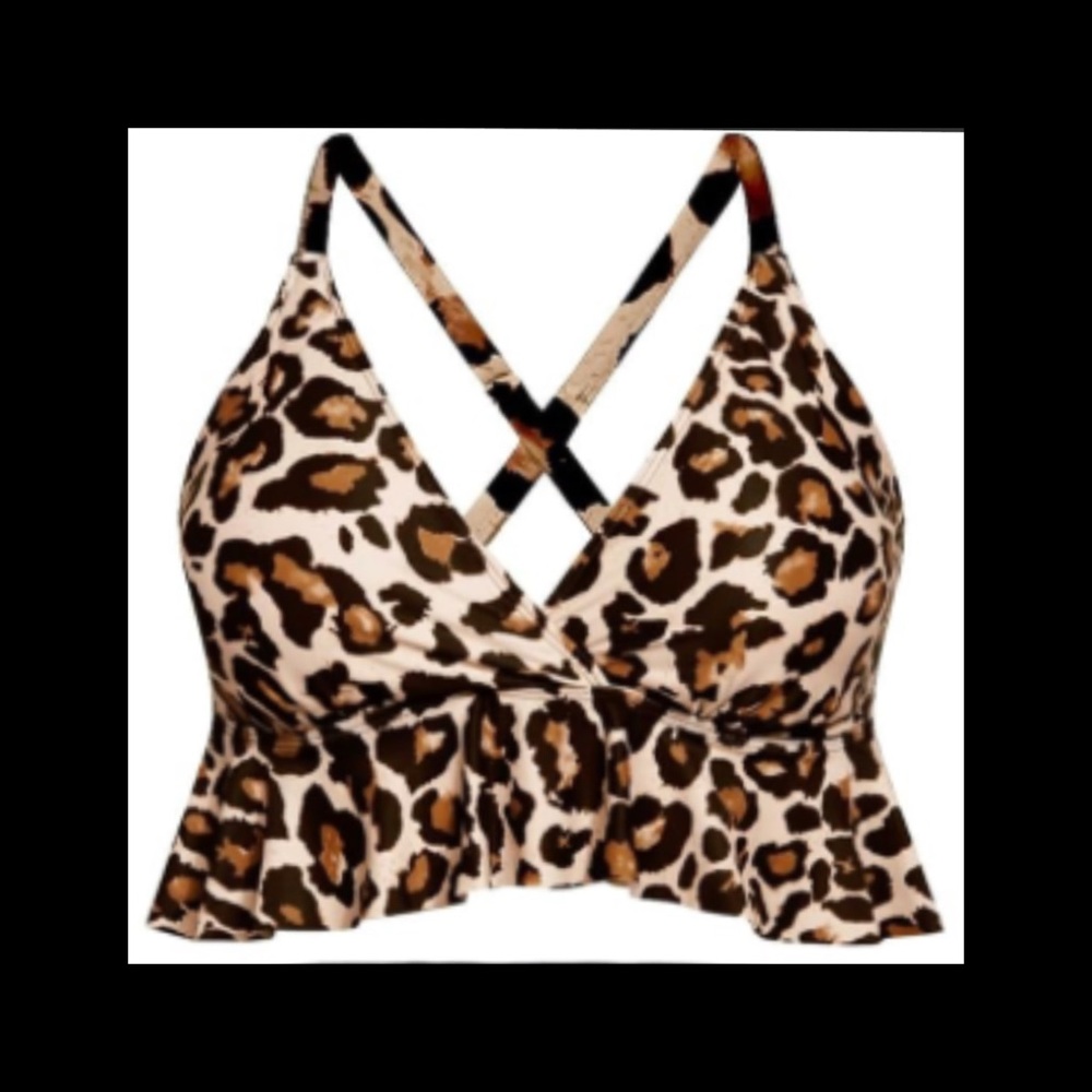 Two piece leopard swimsuit - Picture 2 of 5